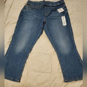 Womens Signature Levi Straus Pull On Capri Size 10 NWT